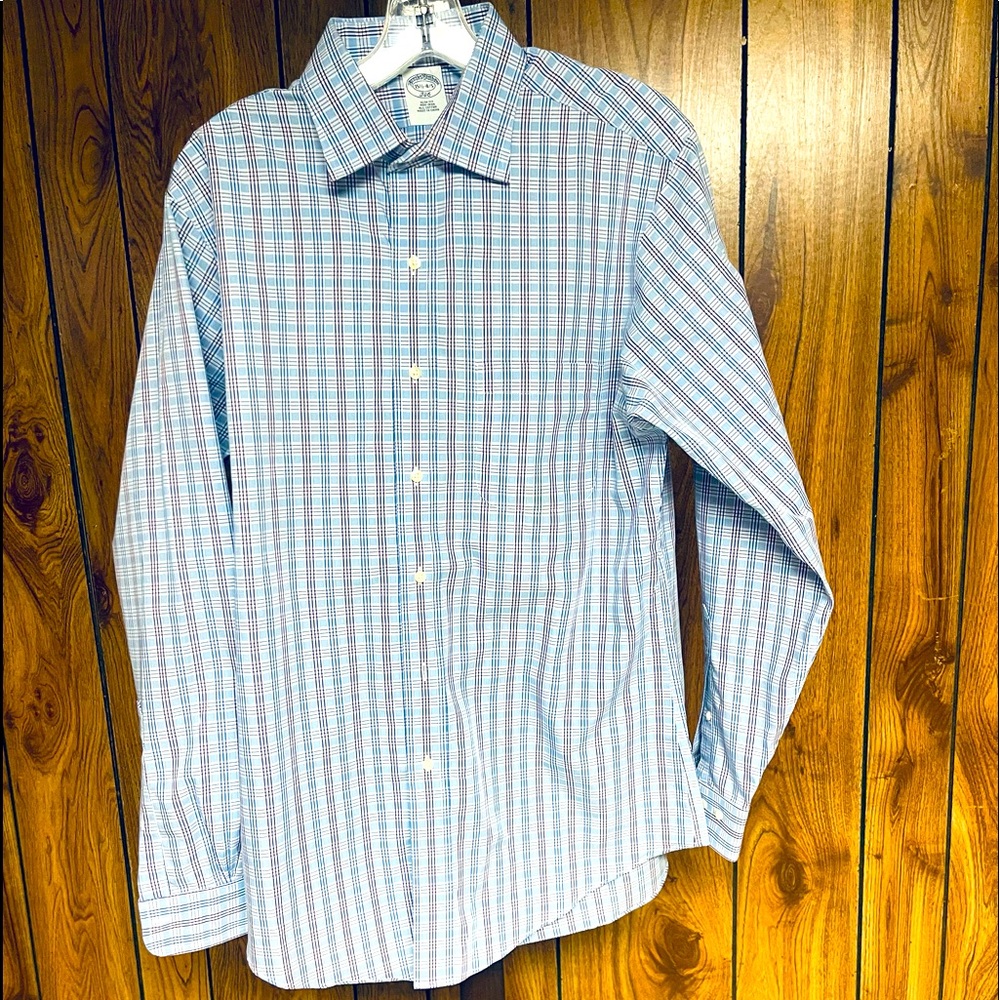 Brooks Brothers Men’s Checked Dress Shirt